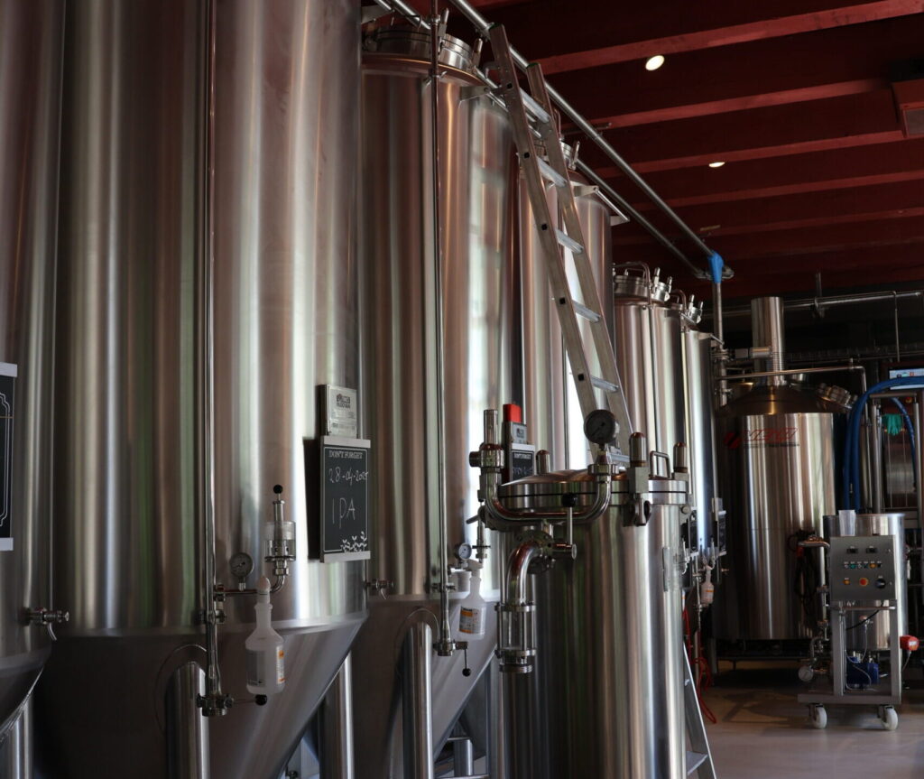 binnen bij de stadsbrouwerij van staverden